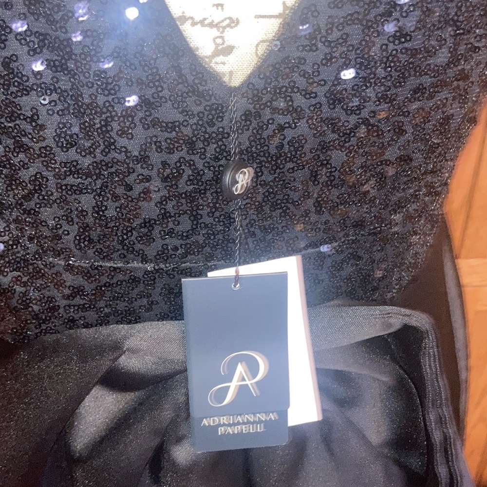 Adrianna Papell black evening dress - Picture 11 of 14